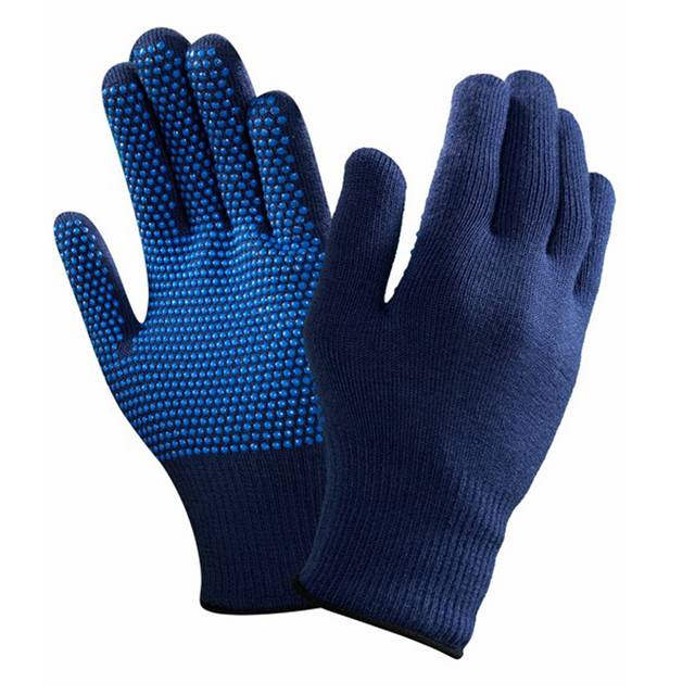 Ansell 78-202 VersaTouch® Gr.7 Handschuh nahtloser thermischer Acrylstrick blau