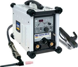 GYS 062009 TIG-Schweißanlage PROTIG 200 DC HF m.Zub.5-200 A GYS Eigenschaften