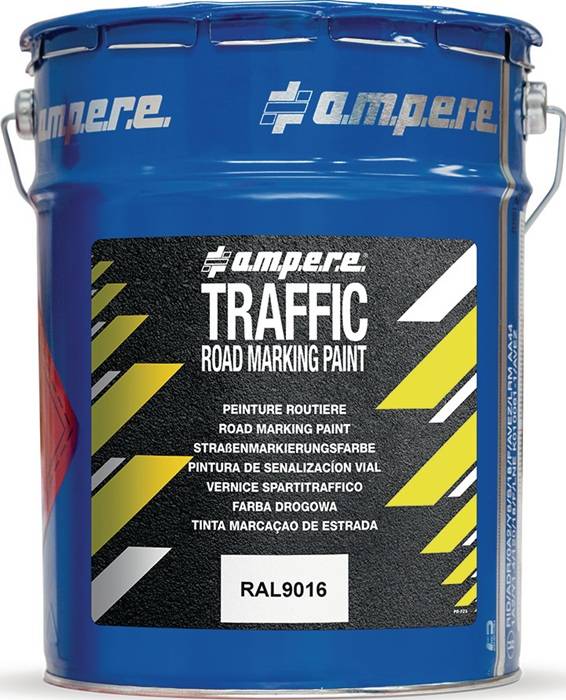 AMPERE 10623 Straßenmarkierungsfarbe Traffic Road Marking Paint 5 kg weiß