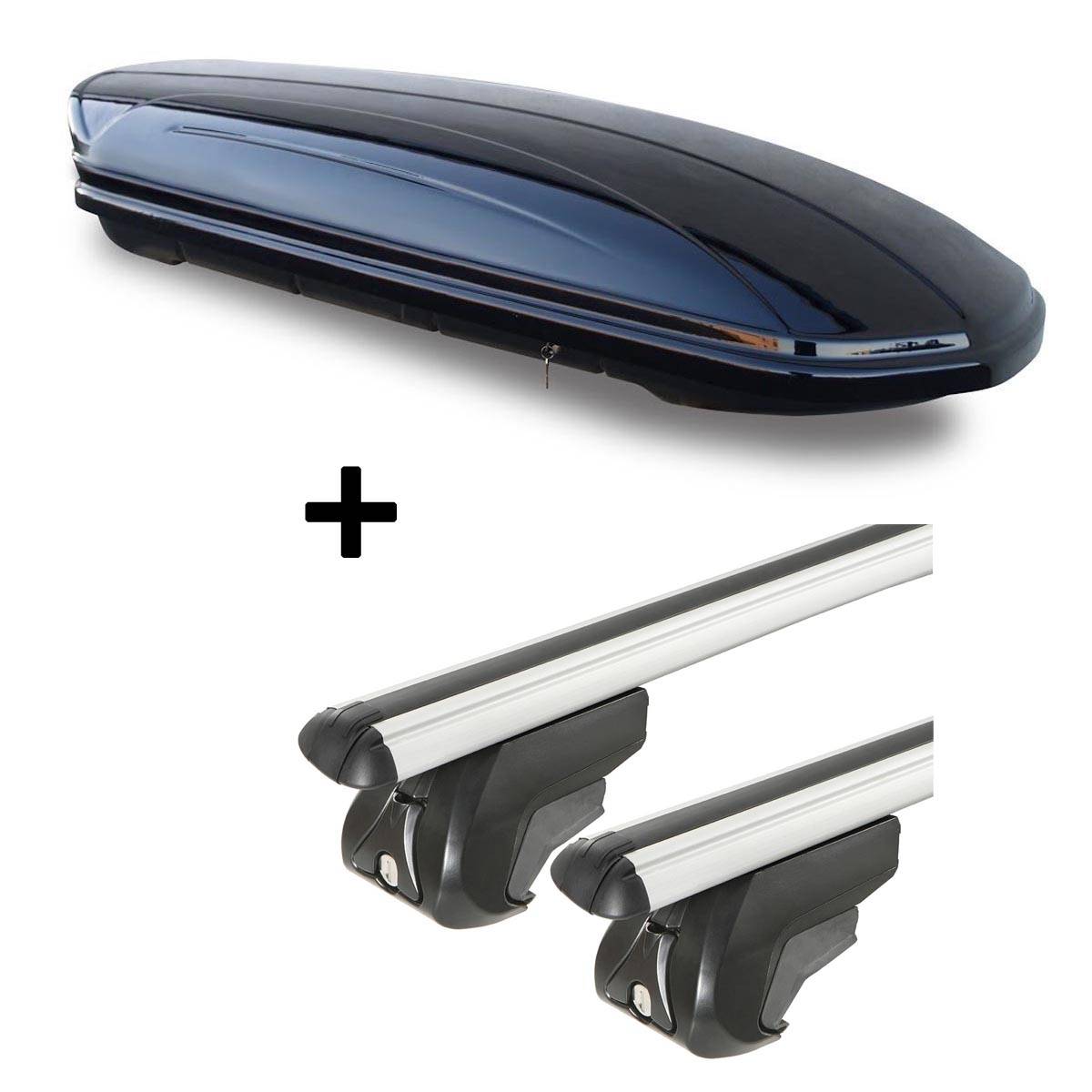 Dachbox VDP-MAA580 Relingträger Trek CC für BMW 3er Touring E91 (Kombi) 2010-2012