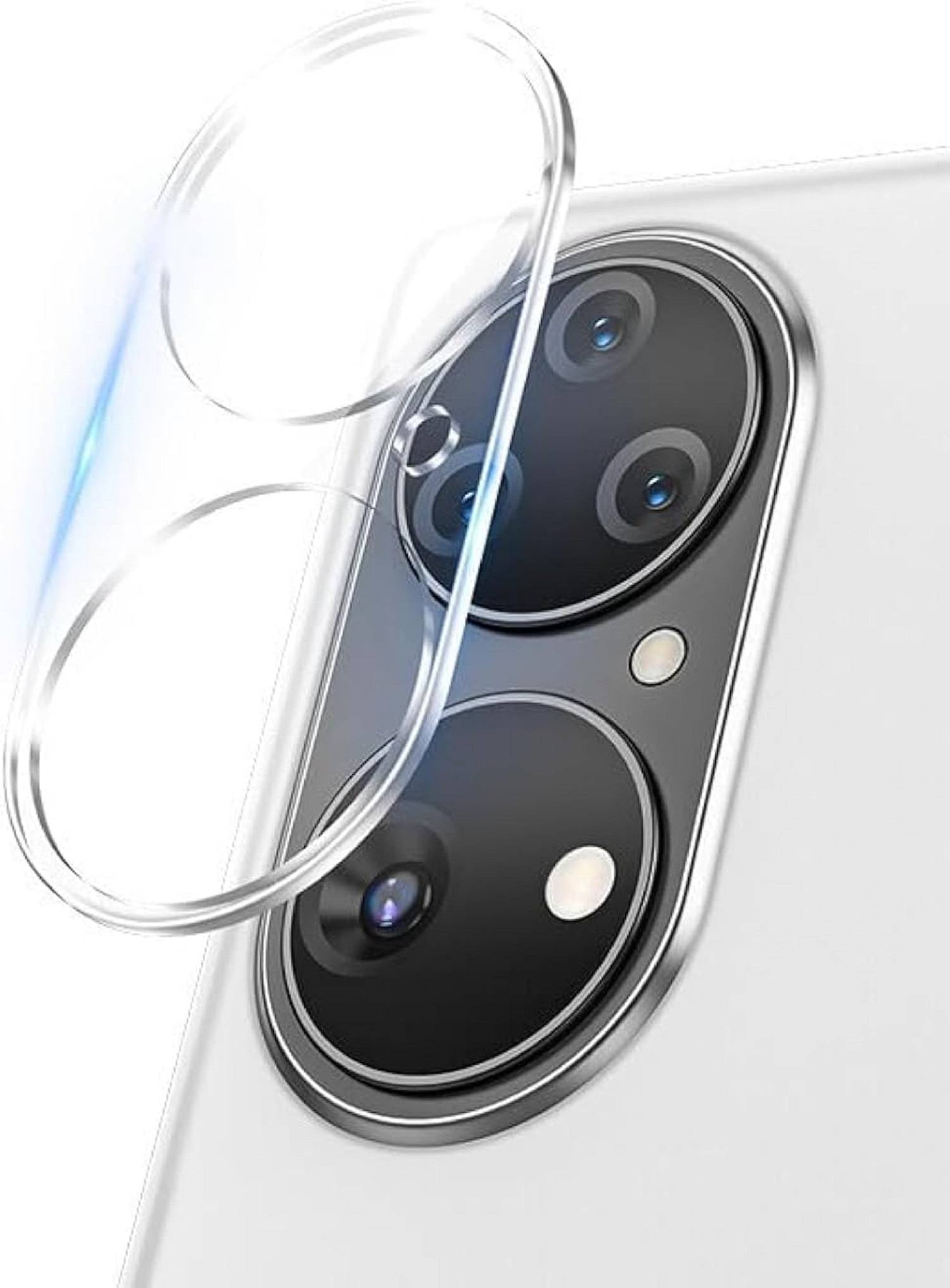 Kopie von 5x Kamera 9H Panzerhartglas für Huawei P50 3D KLAR ECHTES TEMPERED Panzerglas Kameraglas Kamerhartglas Kameraschutzglas Schutzglas