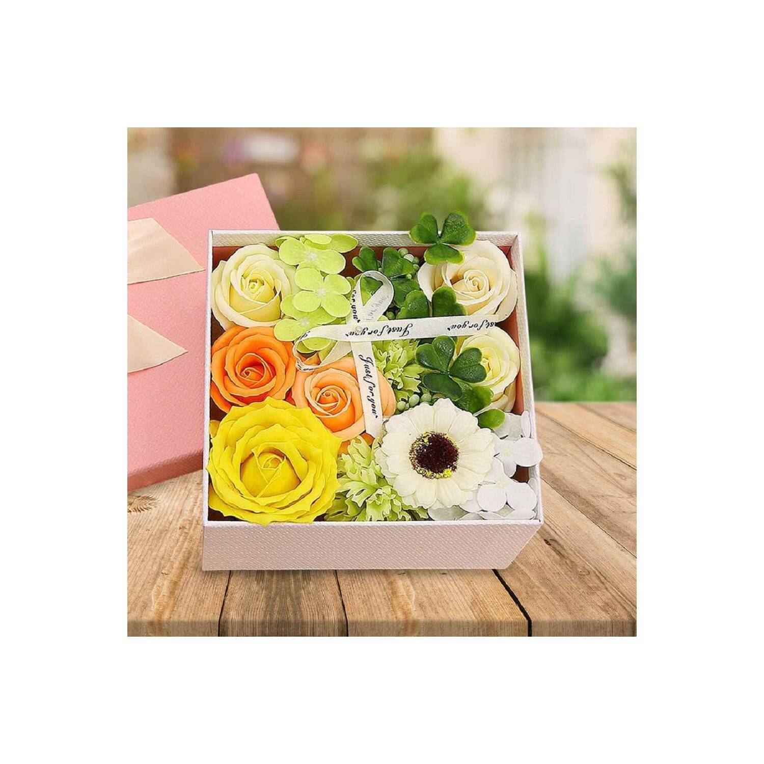 Blumenkiste Quadratisch 15×15 ×8cm Gelb