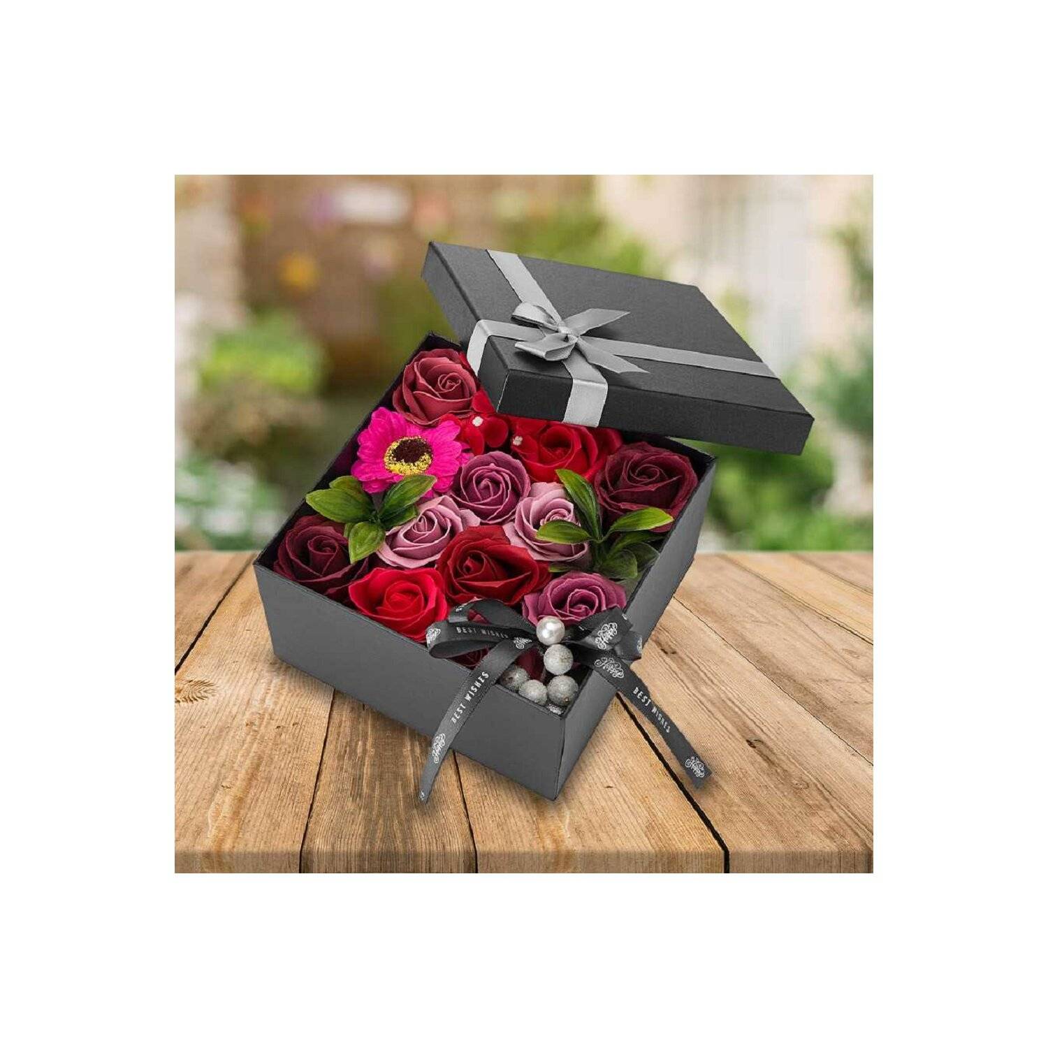 Blumenkiste Quadratisch 15×15 ×8cm Rot