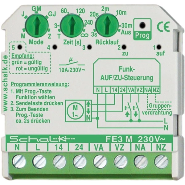 Schalk Funkschaltsystem FE3 M (230V AC) Schalk Funkschaltsystem FE3 M (230V AC)