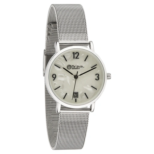 Miraval Danebarmbanduhr mit Datumsanzeige Edelstahlarmband 33 mm japanisches Quarzuhwerk Schwarz 16 mm breit Mineralglas - 2-MV0222-3 Miraval Danebarmbanduhr mit Datumsanzeige Edelstahlarmband 33 mm japanisches Quarzuhwerk Schwarz 16 mm breit Mineralglas - 2-MV0222-3