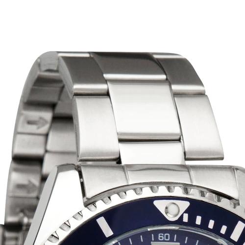 Miraval Herrenarmbanduhr mit Edelstahlarmband 43 mm Datumsanazeige Lupe japanisches Quarzuhrwerk 21 mm breit Klassich Modern Männer Blau Miraval Herrenarmbanduhr mit Edelstahlarmband 43 mm Datumsanazeige Lupe japanisches Quarzuhrwerk 21 mm breit Klassich Modern Männer Blau