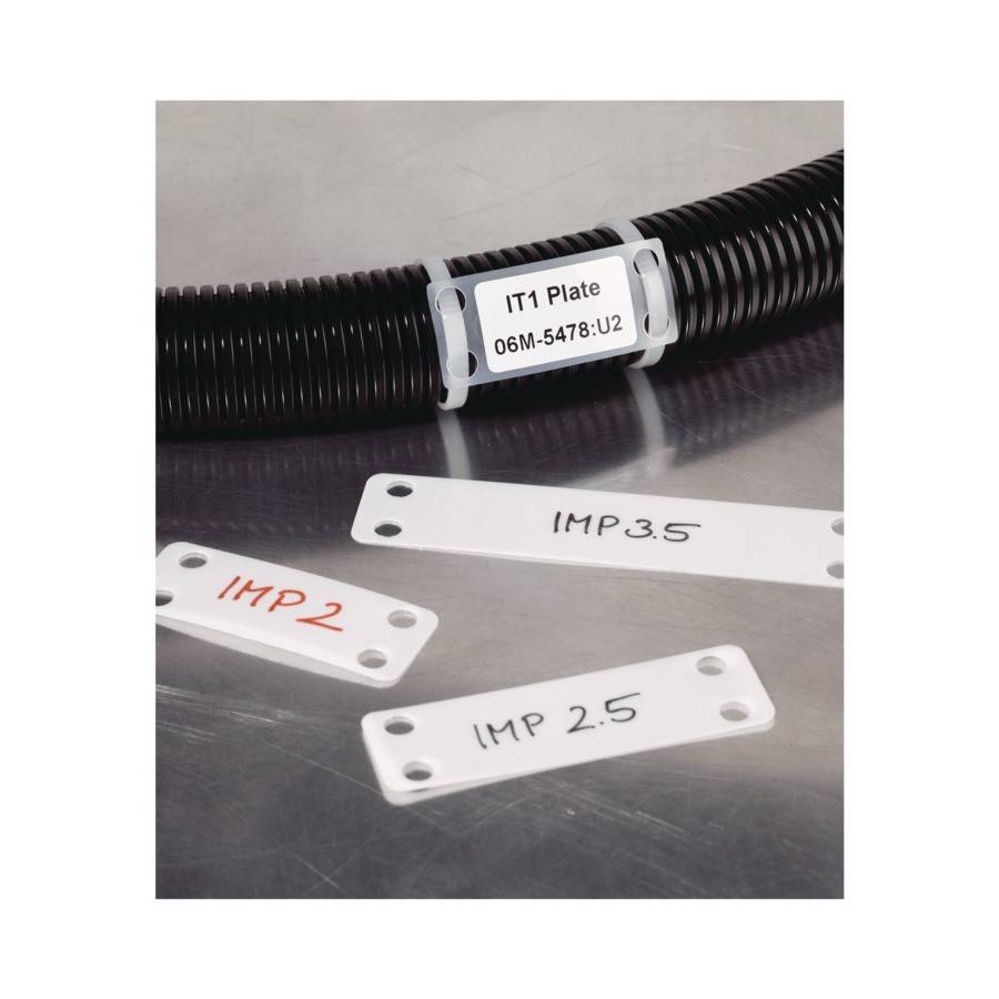 HellermannTyton Kennzeichnungsschild IMP2.5-PA66-WH 100