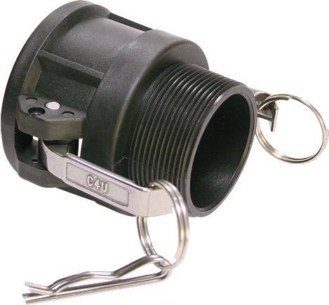 TEGUMA 5504075000 Hebelarmk.Kamlok Typ B PP 3 Zoll TEGUMA Mutterteil - Typ B