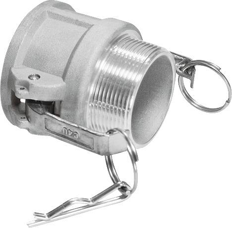 TEGUMA 5514038000 Hebelarmk.Kamlok Typ B Alu.1.1/2 Zoll TEGUMA Mutterteil - T