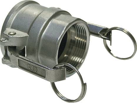 TEGUMA 5603032000 Hebelarmk.Kamlok Typ D VA (1.4408) m.PTFE Dicht.1.1/4 Zoll TEG