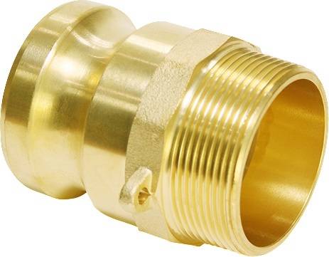 TEGUMA 5593025000 Hebelarmkupplung Kamlok Typ F Messing 33,25 mm 1 ''