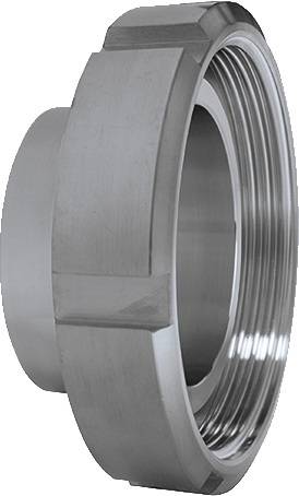 TEGUMA 5545025000 Milchrohrverschraubung Typ MMS VA (1.4301) IG 52x1/6 " TEGUMA