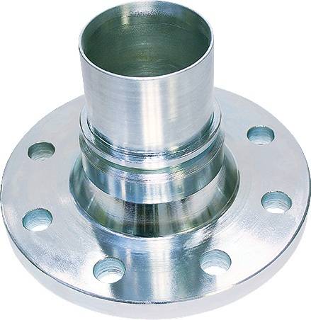 TEGUMA 5614200200 Festflansch 203mm VA (1.4408) TEGUMA Mit glattem Schlauchst