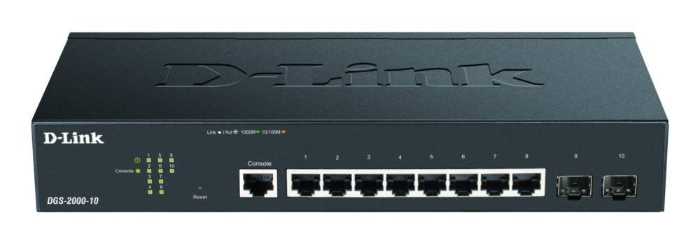 DLink Deutschland 10-Port Gigabit Switch DGS-2000-10