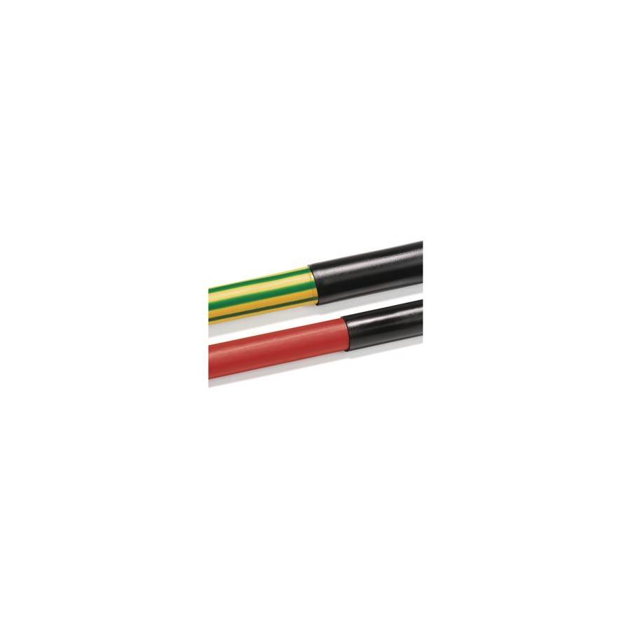 75 Stk. HellermannTyton Warmschrumpfschlauch TA32-19/6 PO-X BK 75