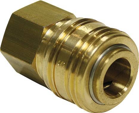 TEGUMA 5236006000 Schnellverschlusskupplung BSPP-Gewinde/G-Gewinde m.IG MessingN