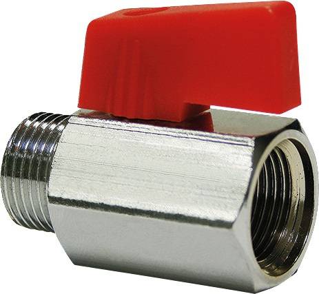 TEGUMA 5291006126 Mini-Kugelhahn Typ 126 1/4 Zoll BSPP-Gewinde/G-Gewinde TEGUMA