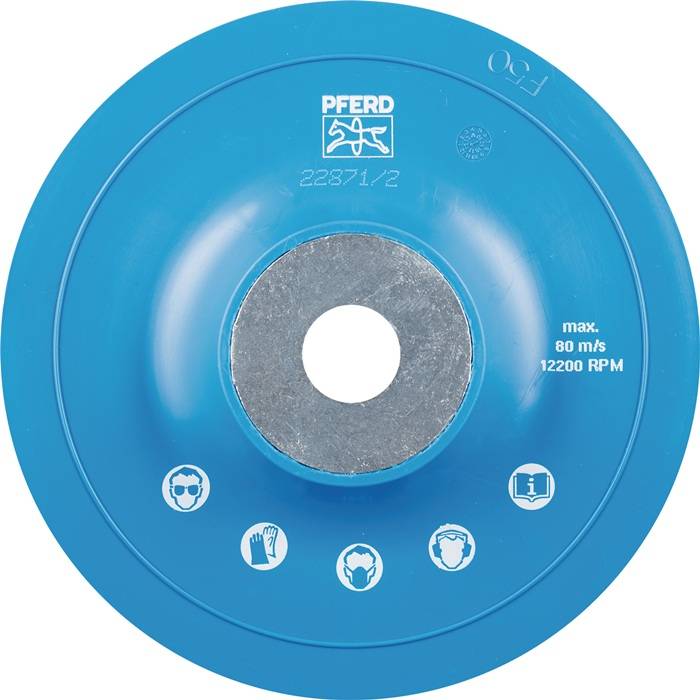 PFERD 44890040 Stützteller GT D.125mm M14 m.Spannmutter PFERD mit Spannmutter