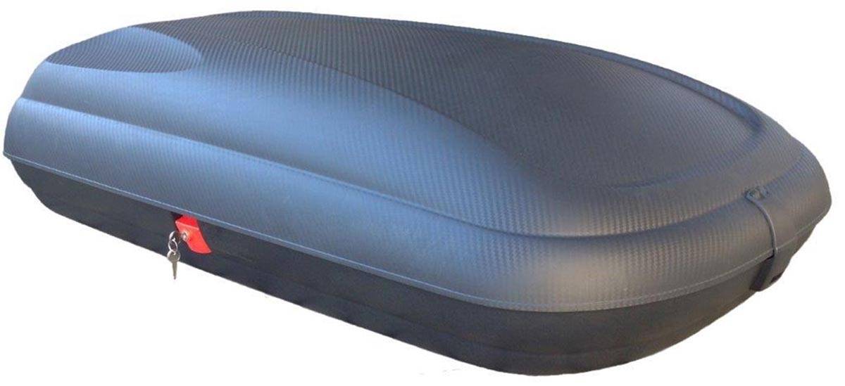 Dachbox VDPBA320 320 Ltr Carbonlook abschließbar + AURILIS PRO Dachgepäckträger kompatibel mit für Citroen Jumper ab 2006