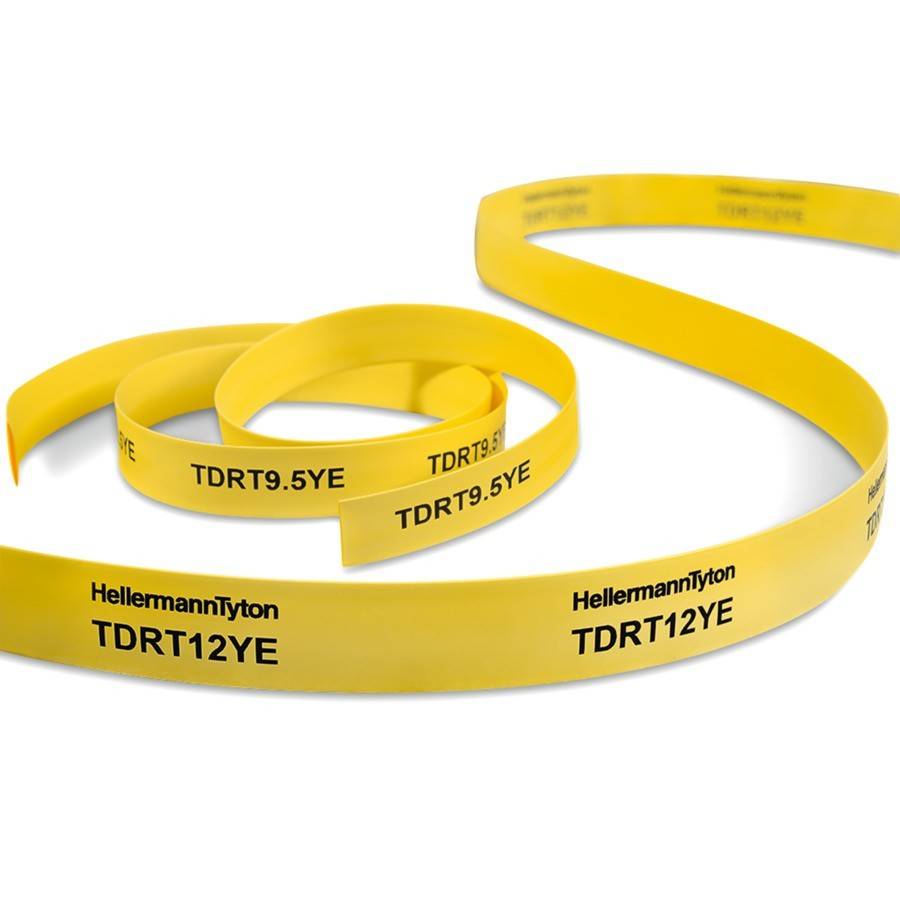 13 Mtr. HellermannTyton Schrumpfschlauchmarkierer TDRT38YE-PO-X-YE(13)