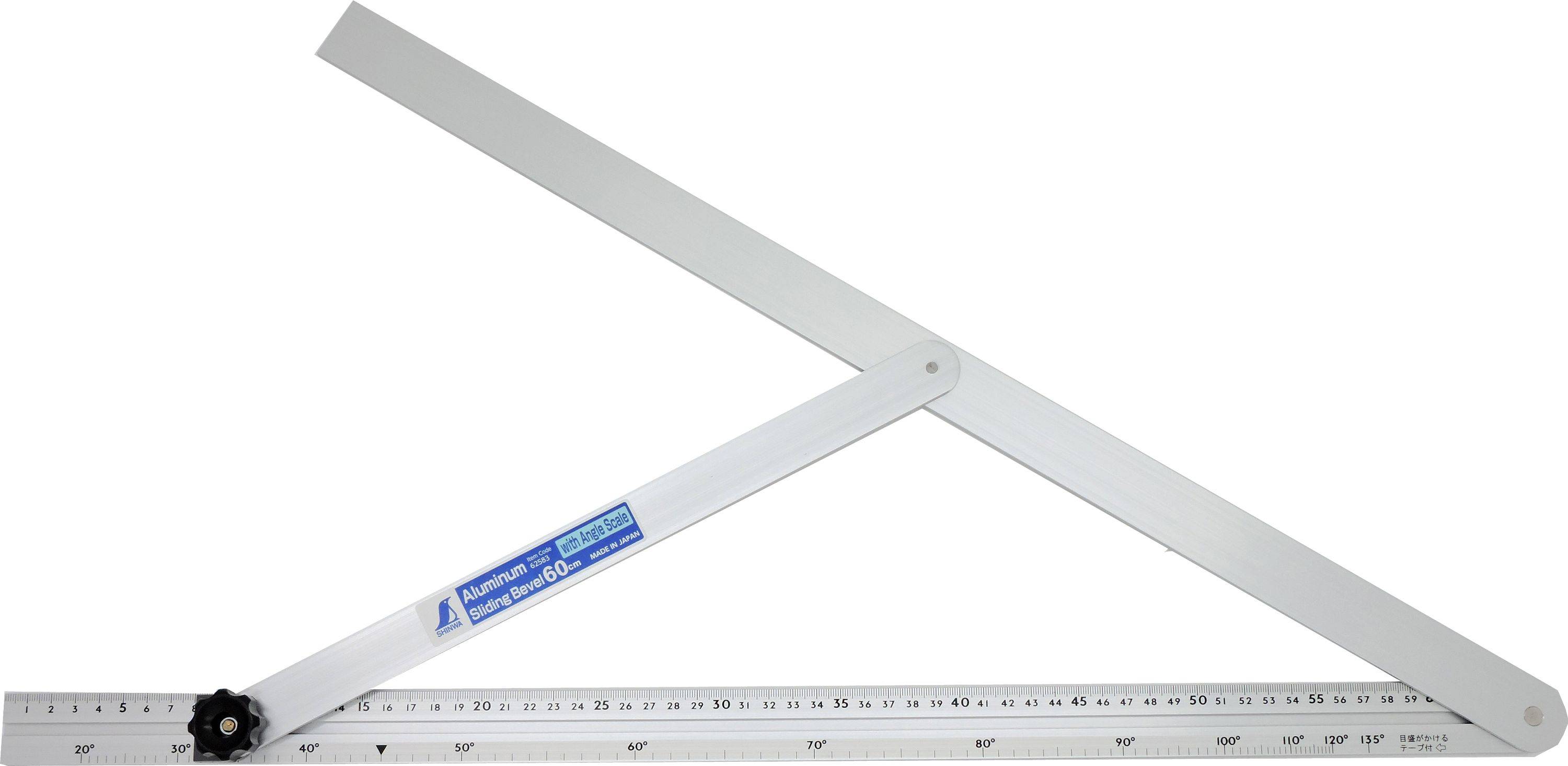 Shinwa 62662 Zimmerer-Schmiege 60 cm (FAMEX 12607), Winkelmesser Konturenmesser