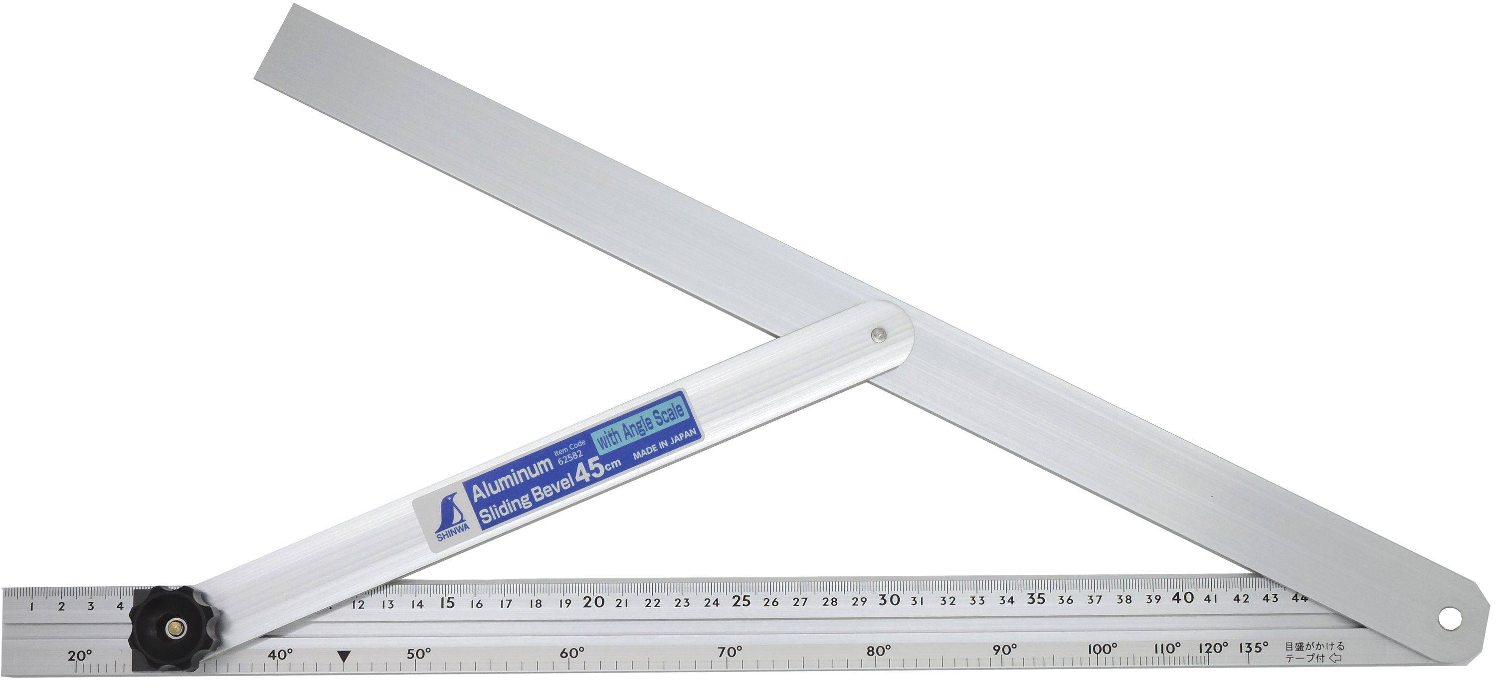 Shinwa 62661 Zimmerer-Schmiege 45 cm (FAMEX 12606), Winkelmesser Konturenmesser