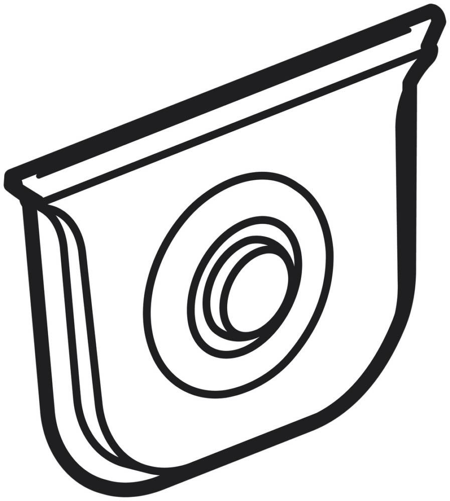 5 Stk. Legrand Kabeleinführung 1f.ws 69646