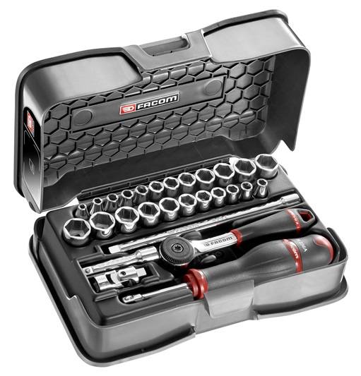 Facom R.420AMU Steckschluessel-Set 1/4 R.161B, 34-tlg