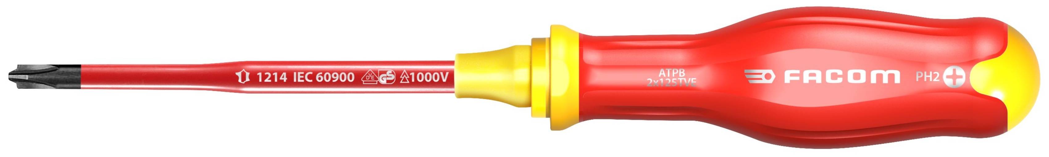 Facom ATPB2X125TVE Schraubendreher PROTWIST 1000V PH2