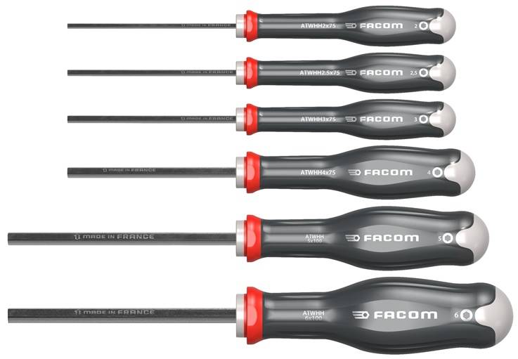 Facom ATWHH.JT6 Stiftschluessel 6-Kant mit Griff 6-tlg