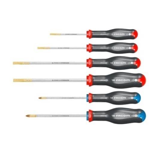Facom ATD.J8VE Schraubendreher PROTWIST 1000V 8-tlg 2.5mm, 3mm, 3.5mm, 4mm, 5.5m
