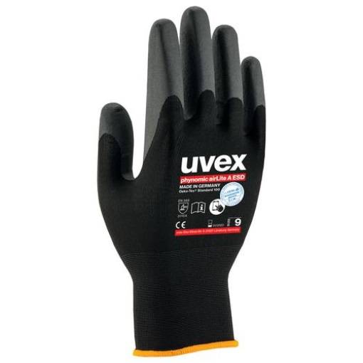 Uvex 6003809 Schutzhandschuhe phynomic airLite A ESD 60038 Größe 9