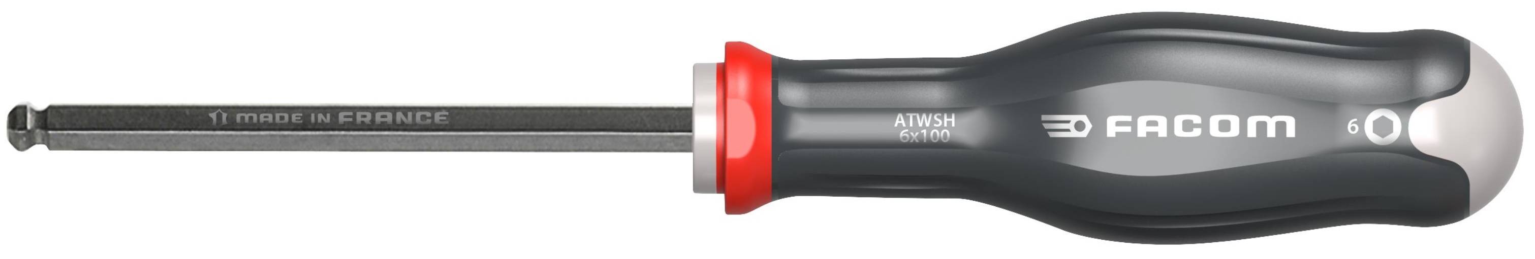 Facom ATWSH6X100 Stiftschluessel 6-Kant mit Heft 6mm