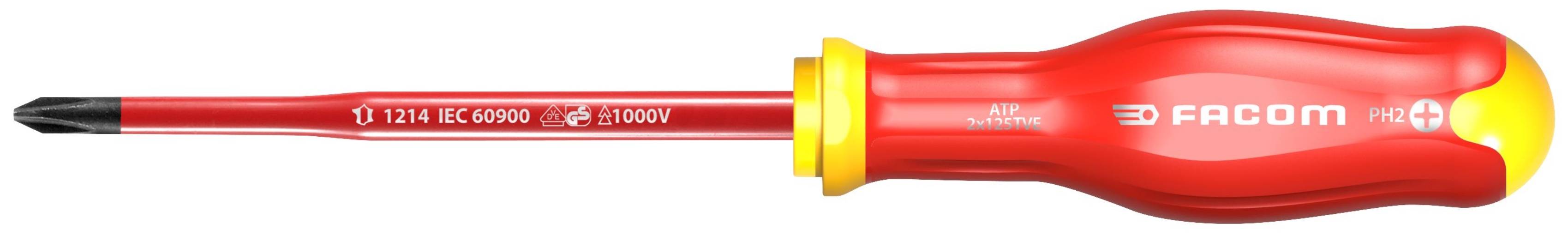 Facom ATP2X125TVE Schraubendreher PROTWIST 1000V PH2