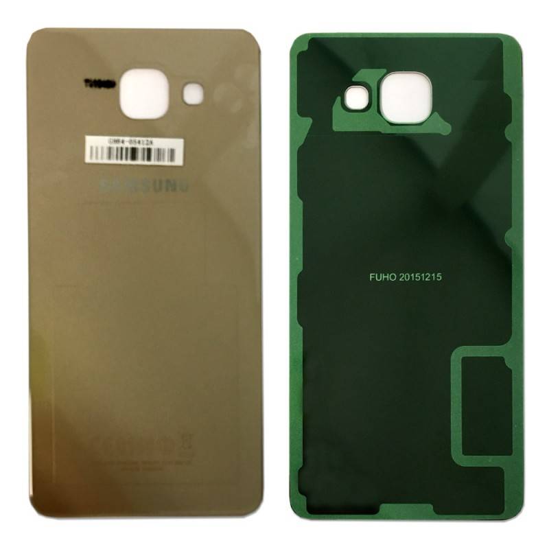 Samsung GH82-11020A Akkudeckel Deckel für Galaxy A5 2016 A510F + Klebepad Gold