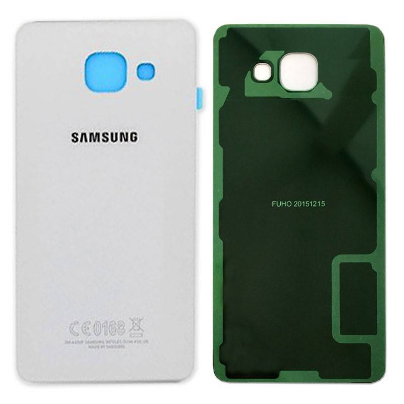 Samsung GH82-11020C Akkudeckel Deckel für Galaxy A5 2016 A510F + Klebepad Weiß
