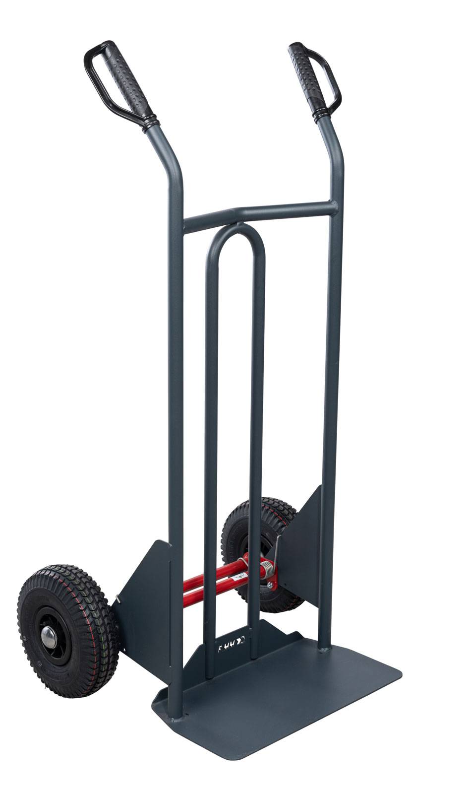 FIMM Sackkarre DBA mit unterstützender Kippfunktion Tragkraft 350kg und 260mm pneumatische Reifen