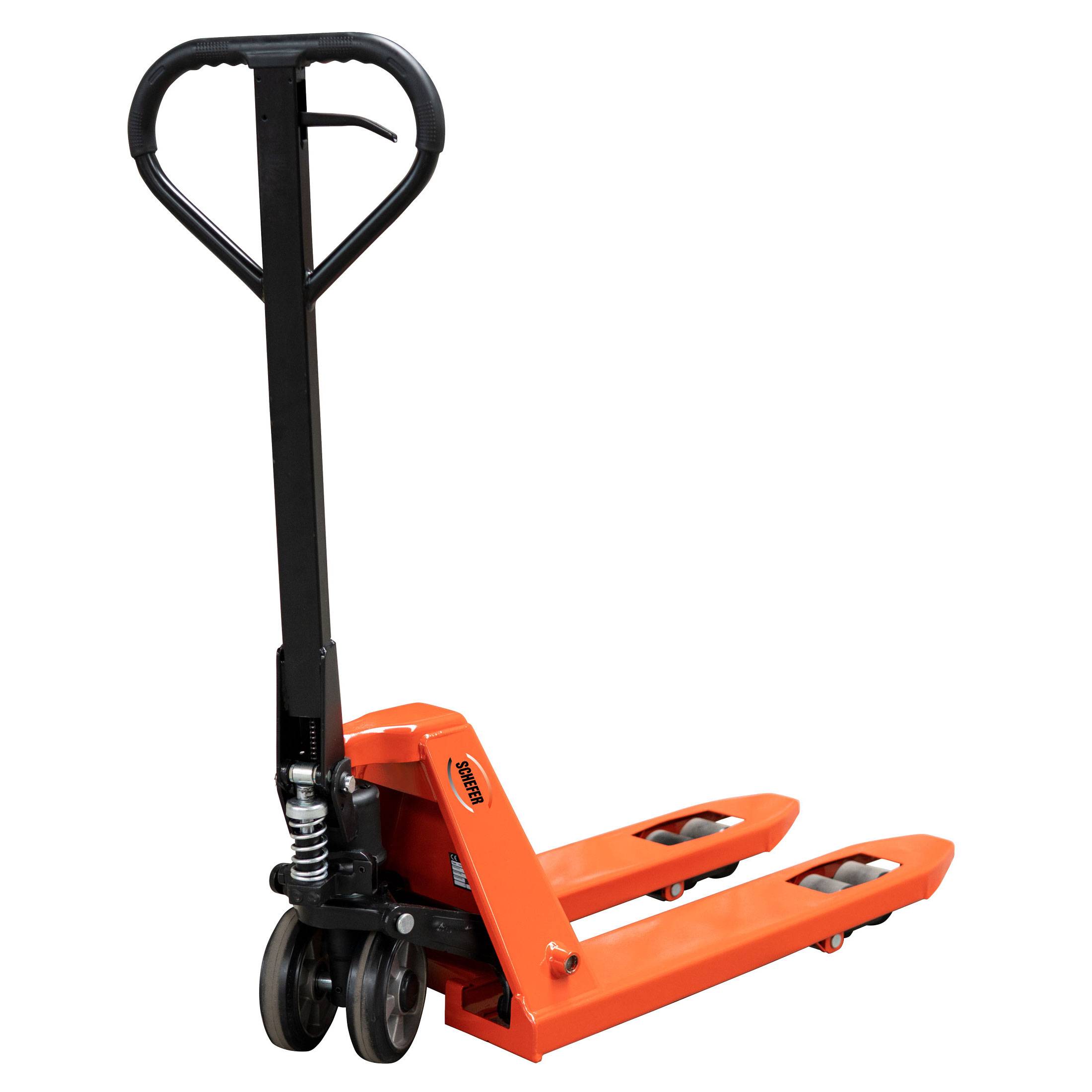 Schefer Gabelhubwagen Premium für schmale Sonderpaletten Tragfähigkeit 2000kg