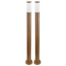 Stehleuchte Außenleuchte Gartenlampe Standleuchte Wegelampe Terrasse IP44, Edelstahl holzoptik, 1x E27 Fassung, DxH 12,7x110 cm, 2er Set Stehleuchte Außenleuchte Gartenlampe Standleuchte Wegelampe Terrasse IP44, Edelstahl holzoptik, 1x E27 Fassung, DxH 12,7x110 cm, 2er Set