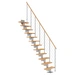 Dolle Mittelholmtreppe Dublin Gerade aus Buche lackiert 61 cm breit für GH 259–315 cm UK Metall Perlgrau mitlaufende Edelstahlstäbe Dolle Mittelholmtreppe Dublin Gerade aus Buche lackiert 61 cm breit für GH 259–315 cm UK Metall Perlgrau mitlaufende Edelstahlstäbe