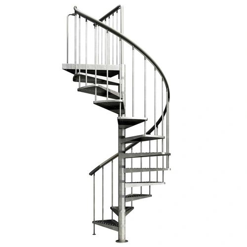 Dolle Aussentreppe Gardenspin 348.5-399,5cm Geschosshöhe 16 Stufen Metall gelocht Aussen-Ø125cm Dolle Aussentreppe Gardenspin 348.5-399,5cm Geschosshöhe 16 Stufen Metall gelocht Aussen-Ø125cm