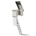 Dolle Flachdachausstieg clickFIX® vario Aluminium-Scherentreppe 140 x 70 cm 2 Zwischenrahmen 347 – 386 cm Raumhöhe Dolle Flachdachausstieg clickFIX® vario Aluminium-Scherentreppe 140 x 70 cm 2 Zwischenrahmen 347 – 386 cm Raumhöhe