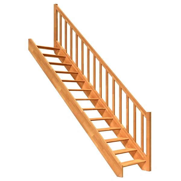 Dolle Raumspartreppe Paris ohne Setzstufen Buche versiegelt Treppenlauf gerade Rechteckstäbe Dolle Raumspartreppe Paris ohne Setzstufen Buche versiegelt Treppenlauf gerade Rechteckstäbe