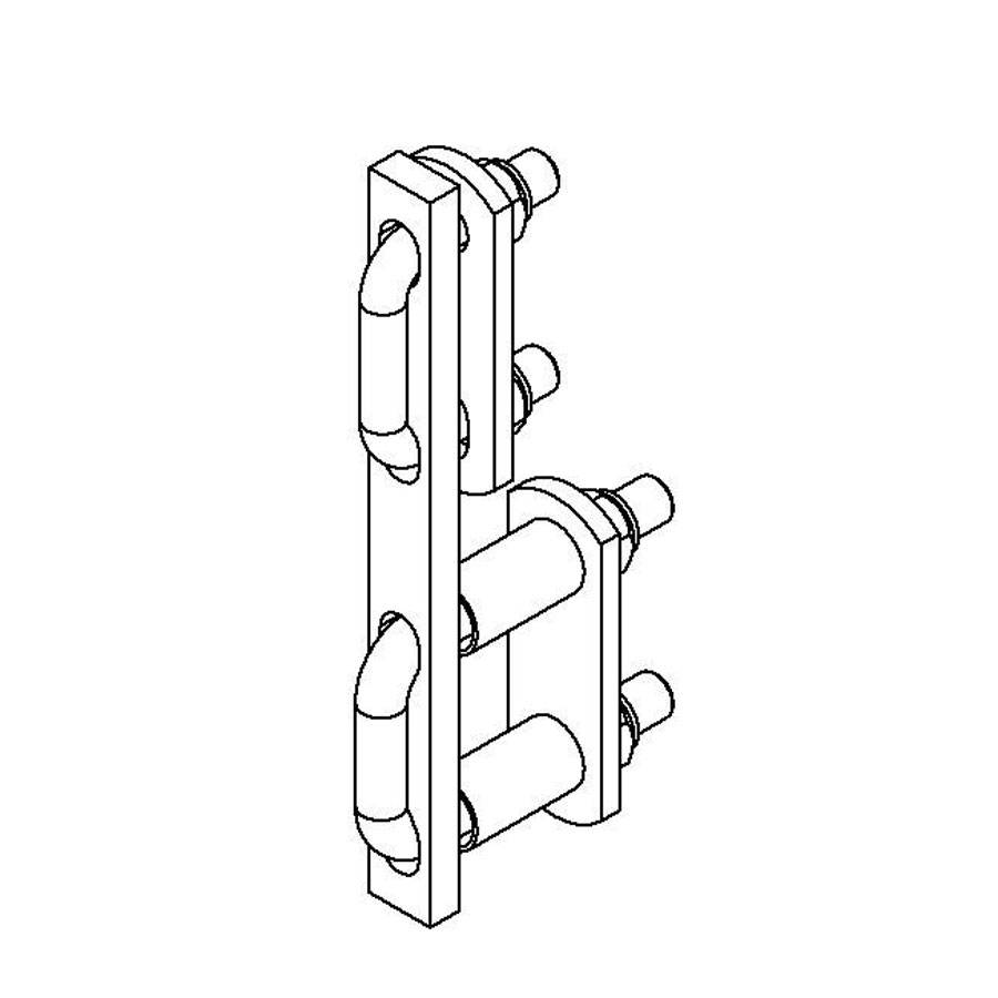 Hailo H-50 Verstärkung auf der Sprosse aus Edelstahl