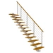 Dolle Mittelholmtreppe Sydney in Eiche, geölt 75 cm breit Gerade für Geschosshöhen 240 – 292 cm UK Metall Weiß mit einseitigem Designgeländer Dolle Mittelholmtreppe Sydney in Eiche, geölt 75 cm breit Gerade für Geschosshöhen 240 – 292 cm UK Metall Weiß mit einseitigem Designgeländer
