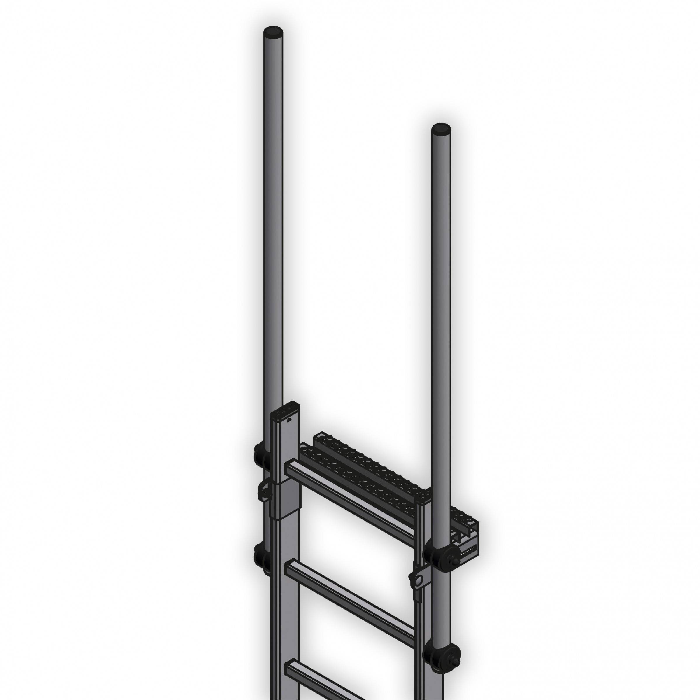 Hailo Ausstiegsholmbügel gerade für Steigleitern Typ VAO, 40x20mm aus Edelstahl