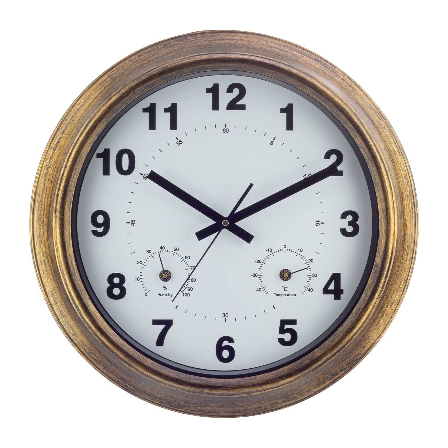 SELVA Quarz-Wanduhr für Innen und Außen