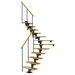 Dolle Mittelholmtreppe Cork Eiche, lackiert 1/4 gewendelt 75 cm breit für GH 259 – 315 cm UK Metall Anthrazit mit Geländer Dolle Mittelholmtreppe Cork Eiche, lackiert 1/4 gewendelt 75 cm breit für GH 259 – 315 cm UK Metall Anthrazit mit Geländer
