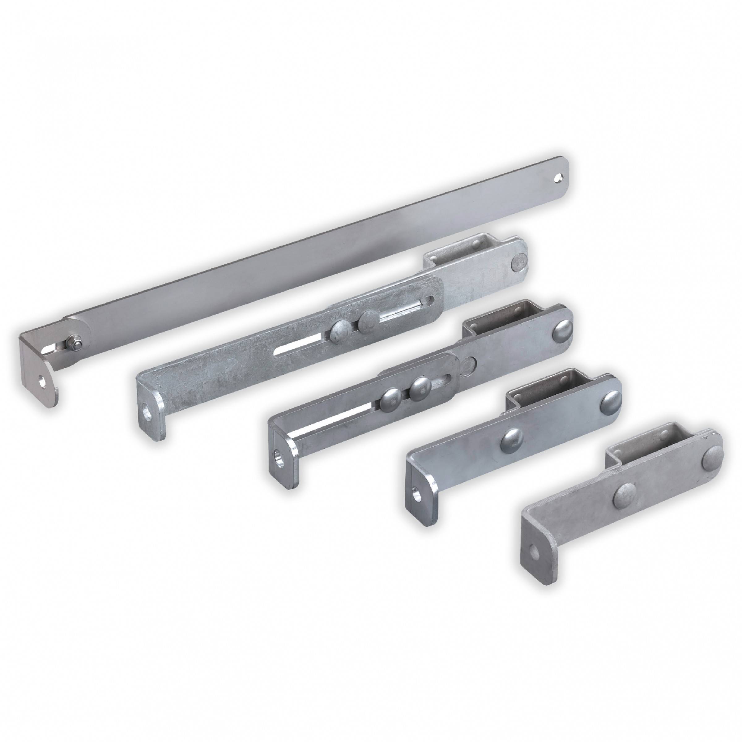 Hailo Wandhalter für Steigleitern Typ VAO 40x20mm Holm Edelstahl/Stahl 165-300(556)mm verstellbar