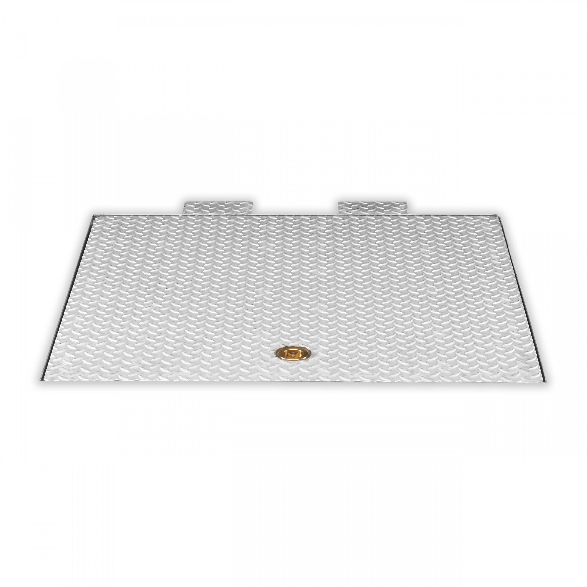 Hailo Schachtabdeckung HS8 Edelstahl rechteckig tagwasserdicht und geruchssicher Klasse B 125kN 600x600mm